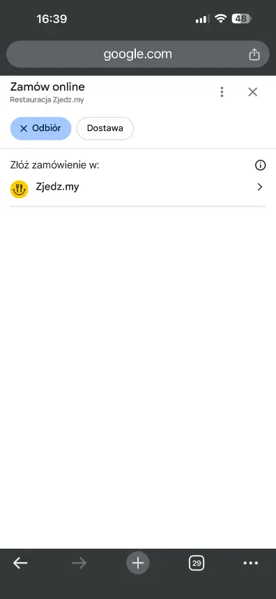 Google Orders Detail